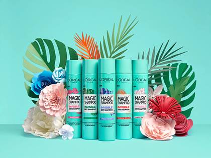 dry shampoo magic shampoo range