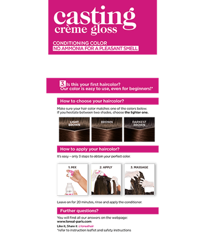 haircolor 323 casting creme gloss packshot side