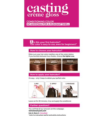 haircolor 554 casting creme gloss packshot side