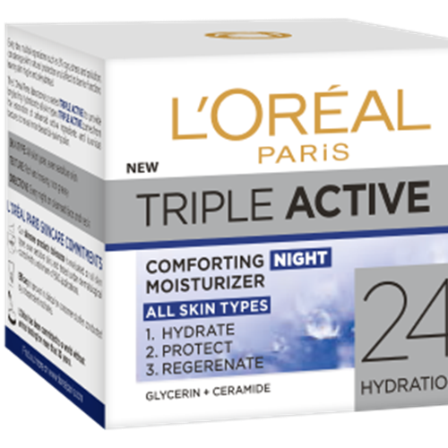 3600521804254 Triple Active All Skin Types Moisturizer 24H Night 1