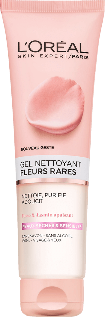 gel cream dry sensitive skin rare flowers packshot