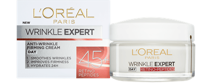 anti aging cream wrinkle expert 45 pack and jar